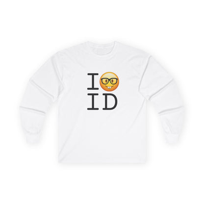 "I'm a Nerd about Idaho" Long Sleeve Shirt