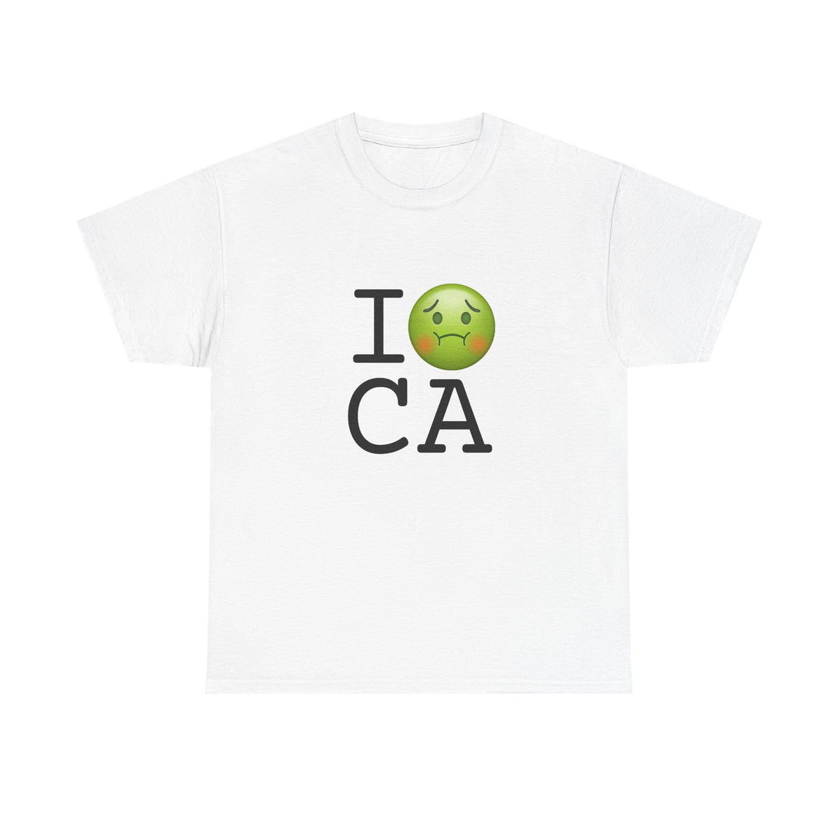 "I'm Nauseous about California" Tee