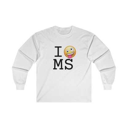 "I'm Crazy about Mississippi" Long Sleeve Shirt