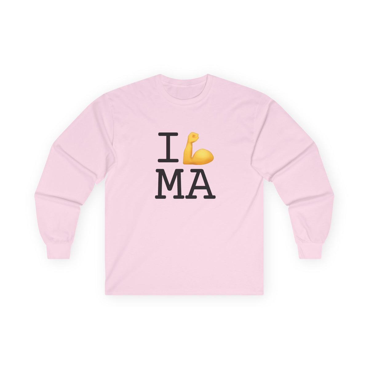 "I Flex in/on Massachusetts" Long Sleeve Shirt
