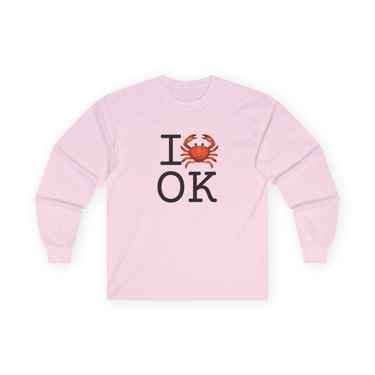 "I Crab Oklahoma" Long Sleeve Shirt