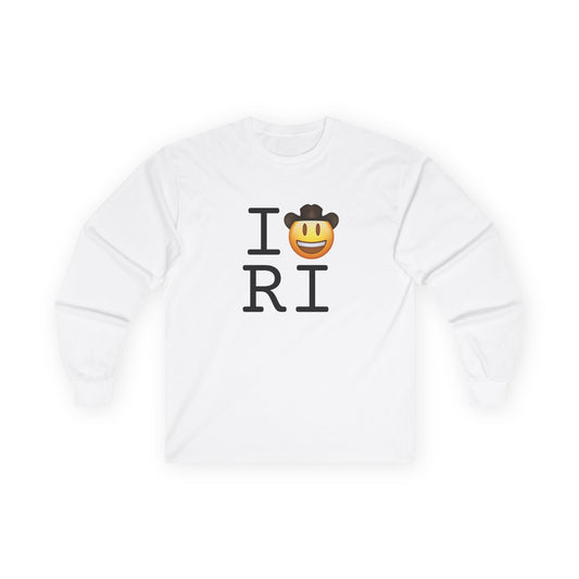 "I'm a Cowboy or Cowgirl in Rhode Island" Long Sleeve Shirt