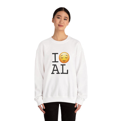 "I'm Relieved about Alabama" Sweatshirt