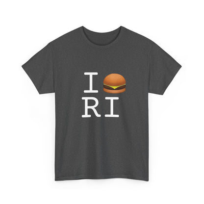 "I Cheeseburger Rhode Island" Tee