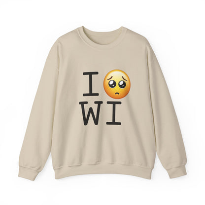 "I'm Begging about Wisconsin" Sweatshirt