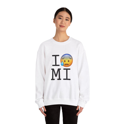 "I'm Anxiously Sweating in Michigan" Sweatshirt