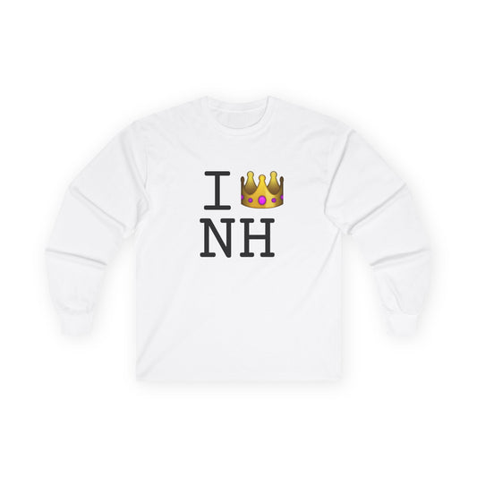 "I'm Royalty (Wear a Crown) in New Hampshire" Long Sleeve Shirt