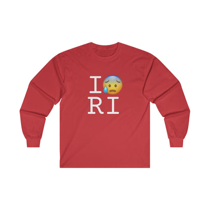 "I'm Anxiously Sweating in Rhode Island" Long Sleeve Shirt