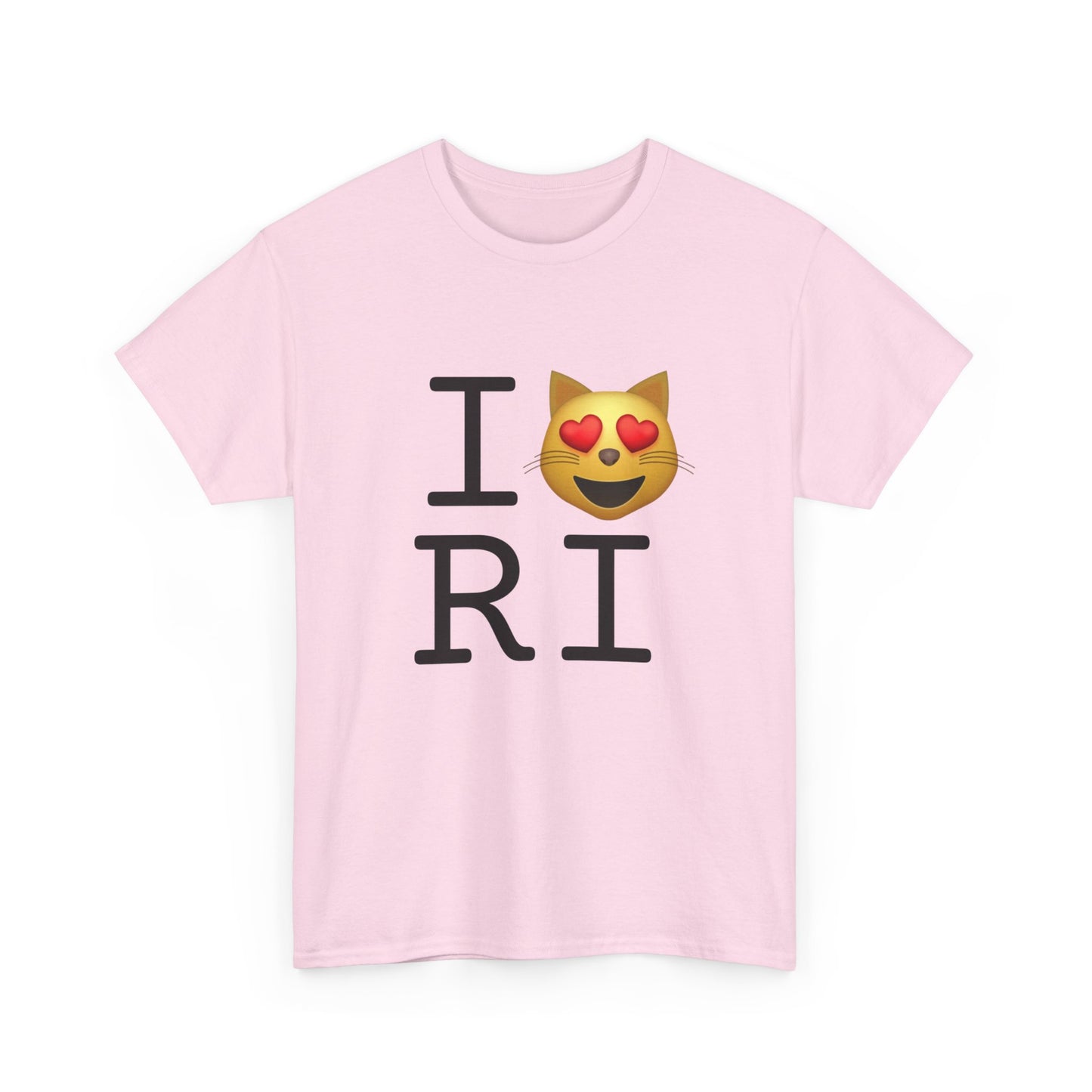 "I'm a Cat that Loves Rhode Island" Tee