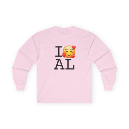 "I Adore Alabama" Long Sleeve Shirt
