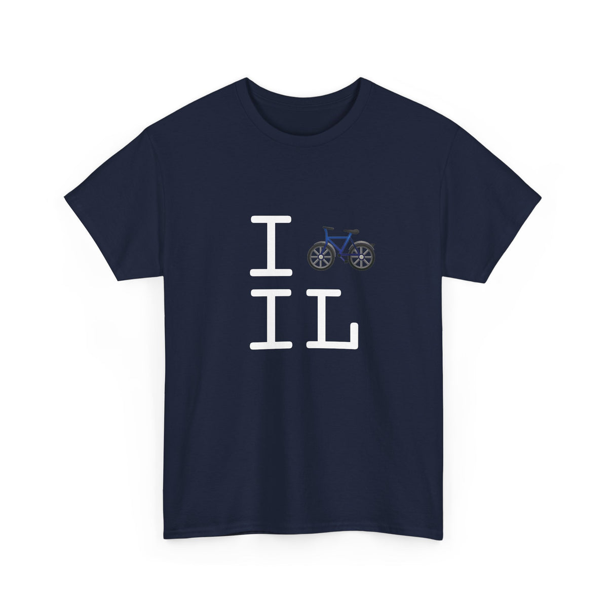 "I Bicycle Illinois" Tee