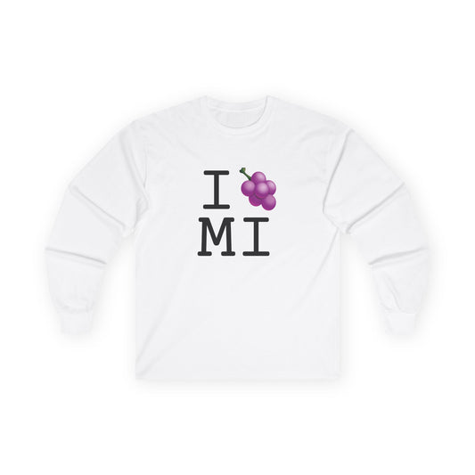 "I Grape Michigan" Long Sleeve Shirt