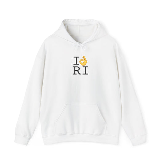 "I'm OK with Rhode Island" Hoodie