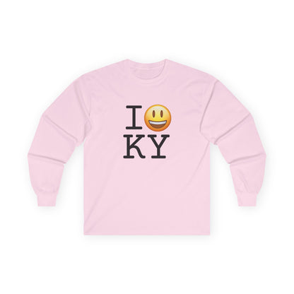 "I'm Happy about Kentucky" Long Sleeve Shirt
