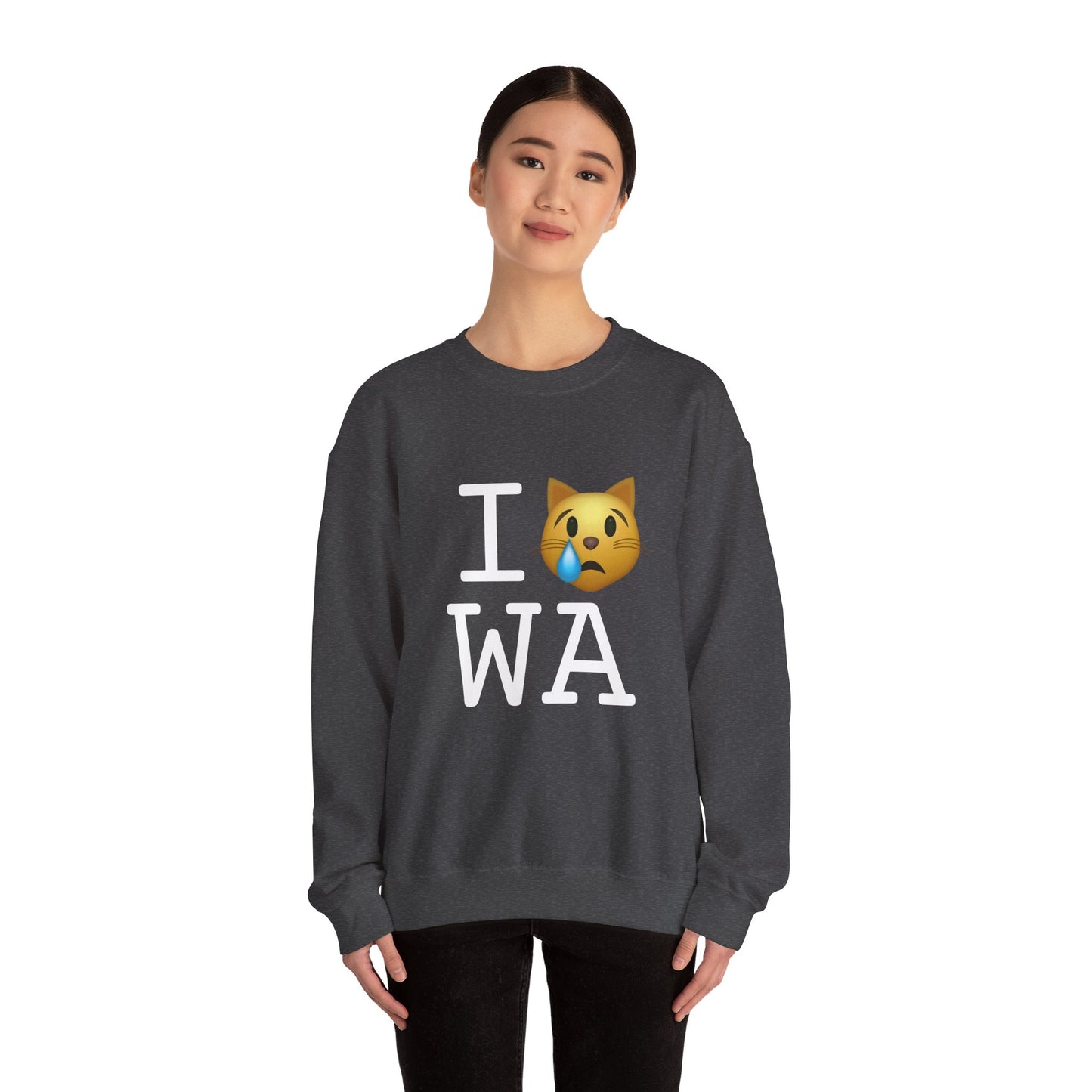 "I'm a Crying Cat about Washington" Sweatshirt