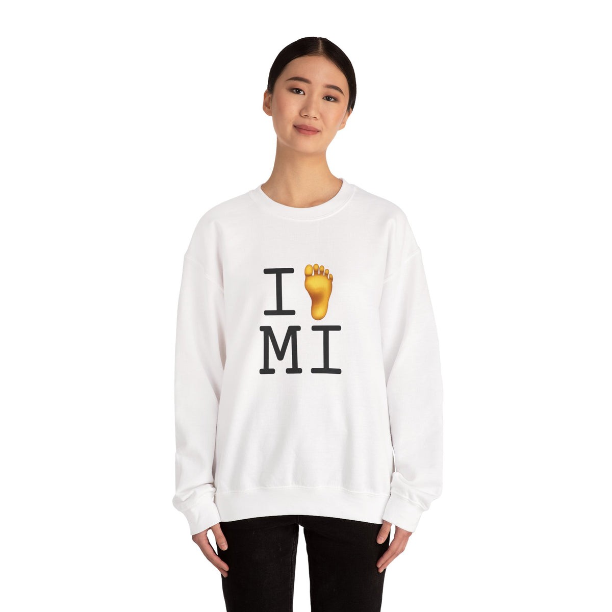 "I Foot Michigan" Sweatshirt