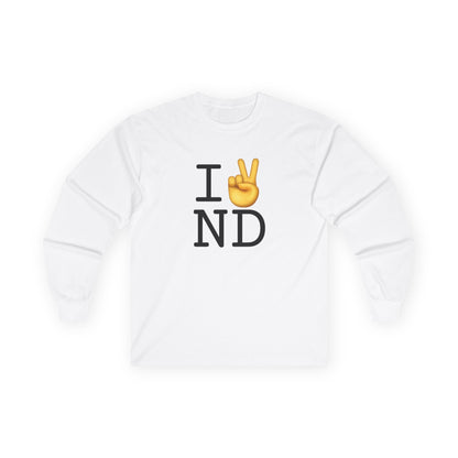"I Show Peace to North Dakota" Long Sleeve Shirt