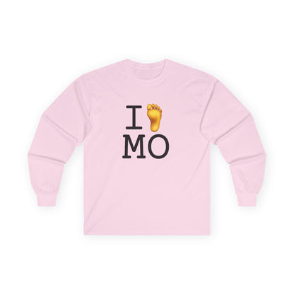 "I Foot Missouri" Long Sleeve Shirt
