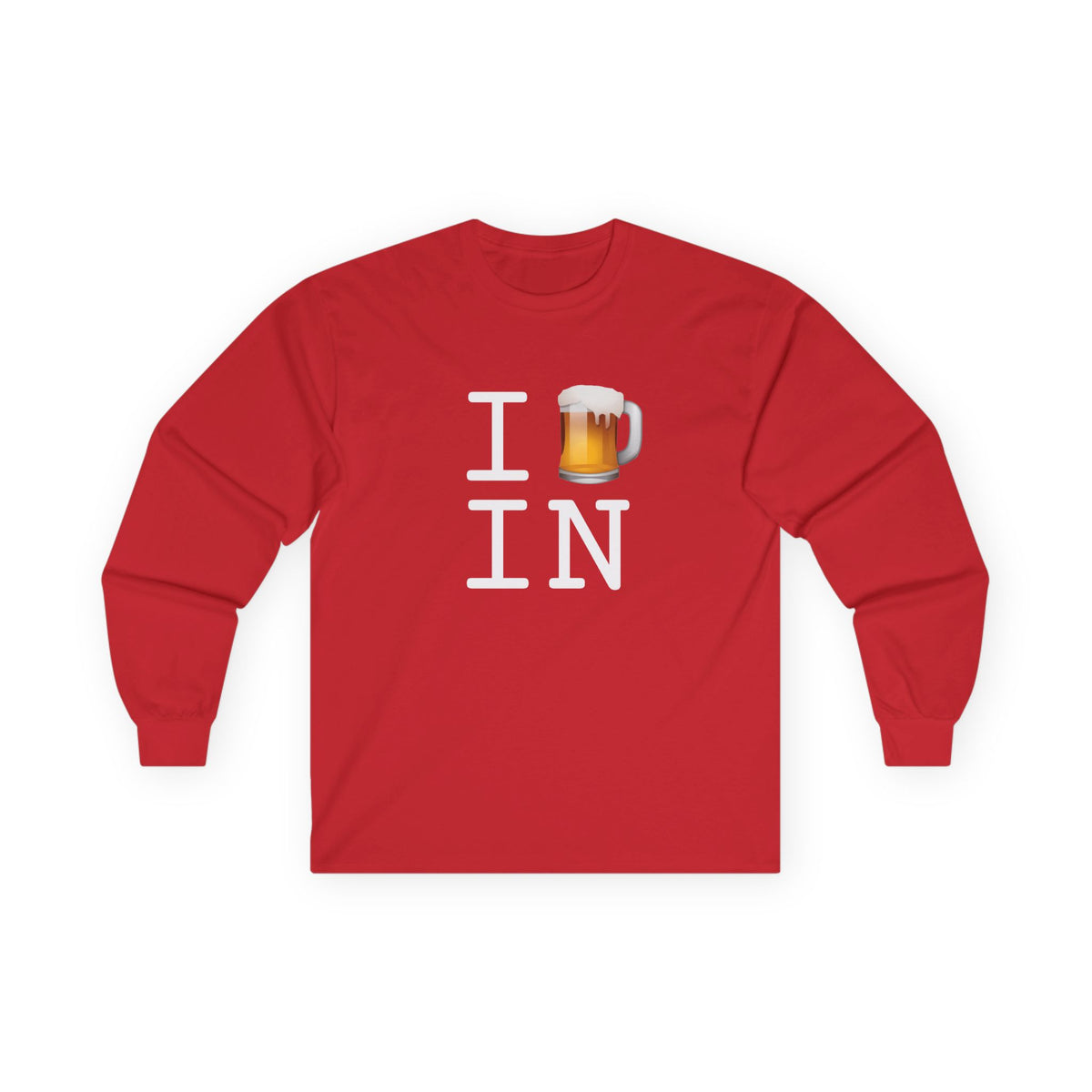 "I Beer Indiana" Long Sleeve Shirt