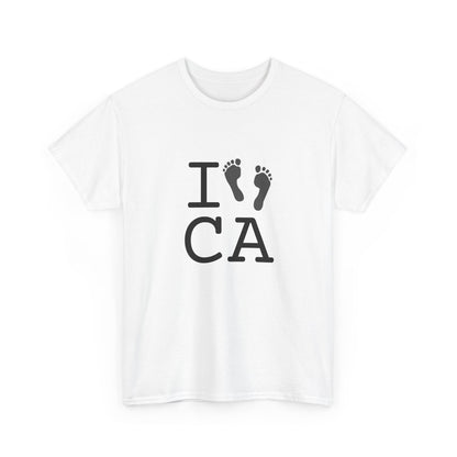 "I leave Footsteps in California" Tee