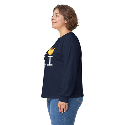 "I Wave at Rhode Island" Long Sleeve Shirt