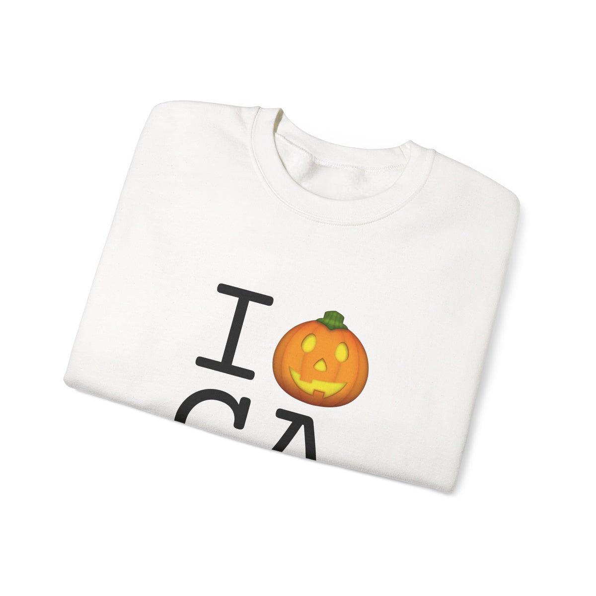 "I Jack-O-Lantern (Pumpkin) California" Sweatshirt