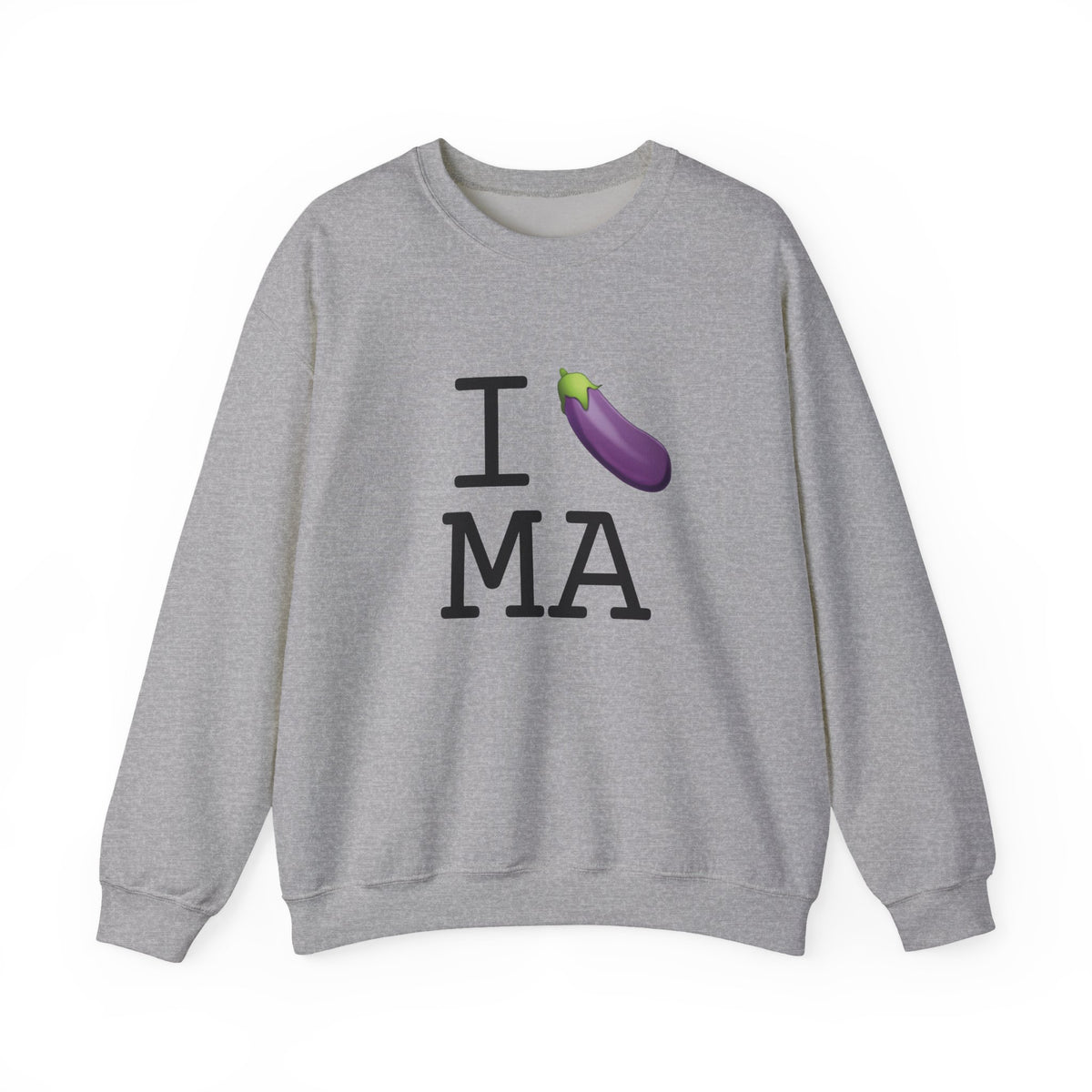 "I Eggplant Massachusetts" Sweatshirt