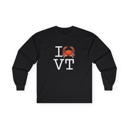"I Crab Vermont" Long Sleeve Shirt