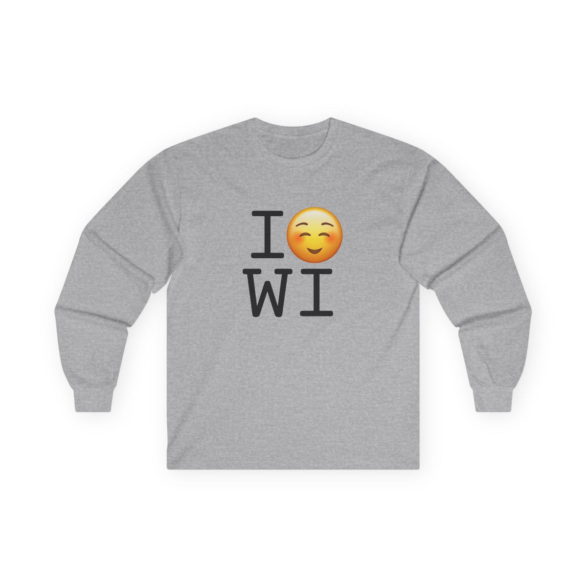 "I Blush at Wisconsin" Long Sleeve Shirt