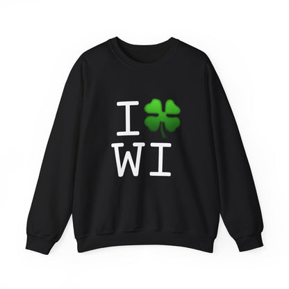 "I'm Lucky (Clover) in Wisconsin" Sweatshirt