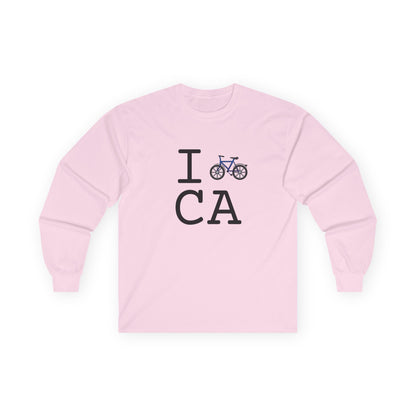 "I Bicycle California" Long Sleeve Shirt