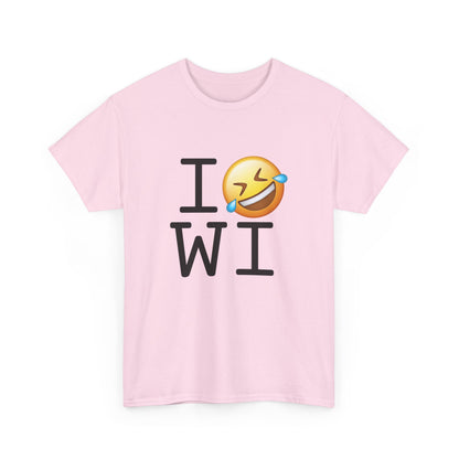 "I Laugh Hard (LMFAO) at Wisconsin" Tee
