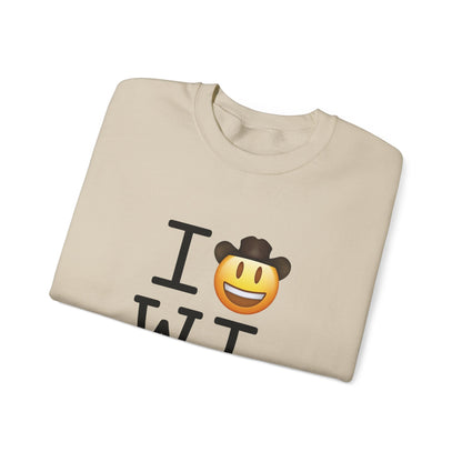 "I'm a Cowboy or Cowgirl in Wisconsin" Sweatshirt