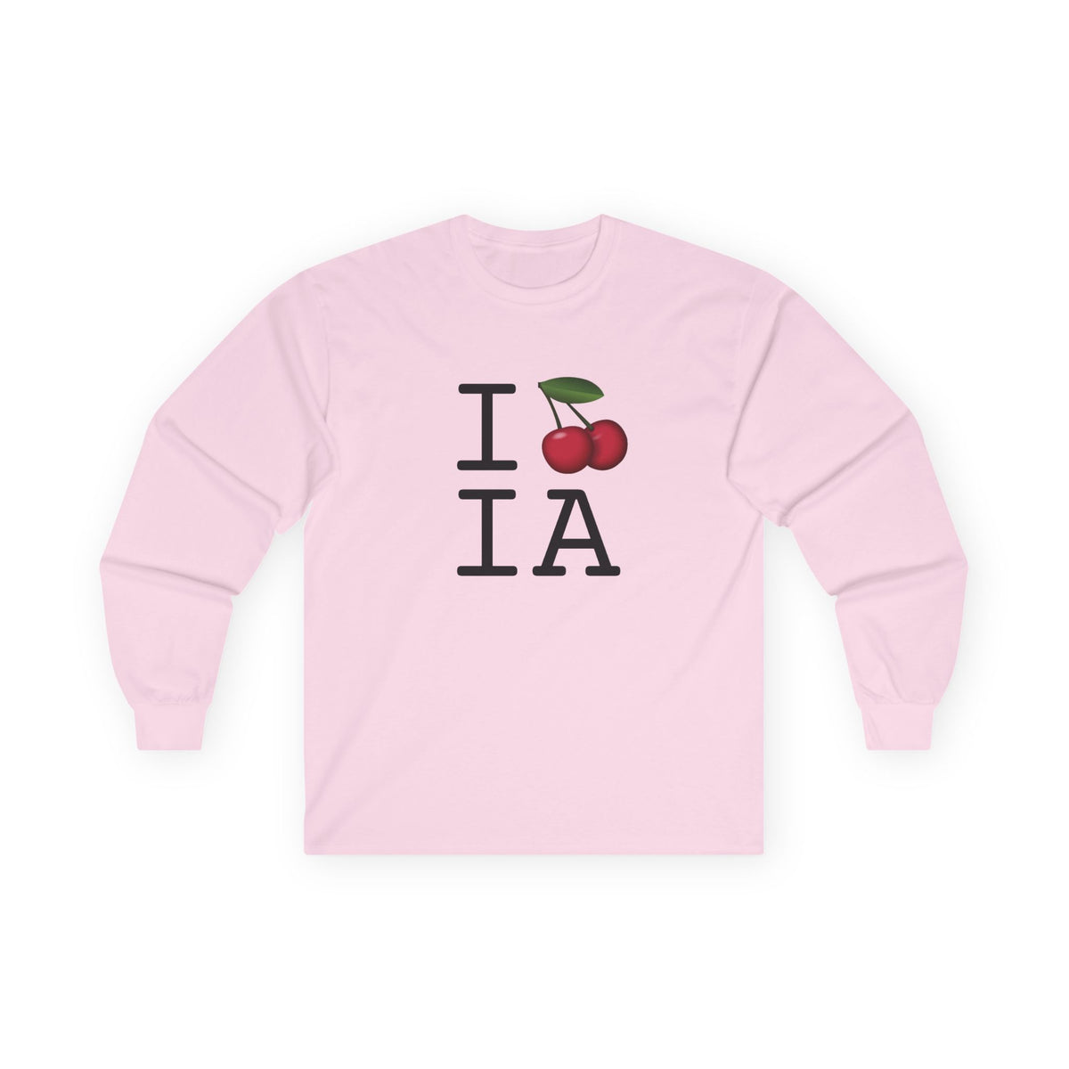 "I Cherry Iowa" Long Sleeve Shirt