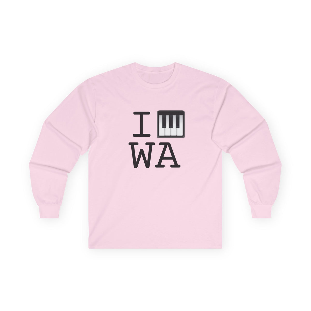 "I Piano Washington" Long Sleeve Shirt