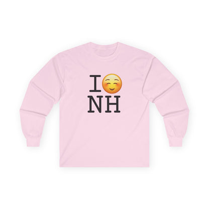 "I Blush at New Hampshire" Long Sleeve Shirt