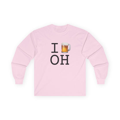 "I Beer Ohio" Long Sleeve Shirt