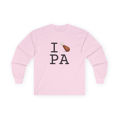 "I Chicken Drumstick Pennsylvania" Long Sleeve Shirt