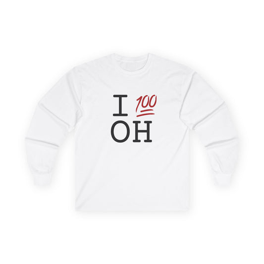 "I Keep it 100 in Ohio" Long Sleeve Shirt