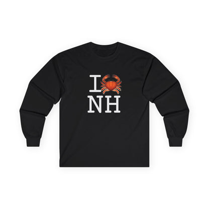 "I Crab New Hampshire" Long Sleeve Shirt