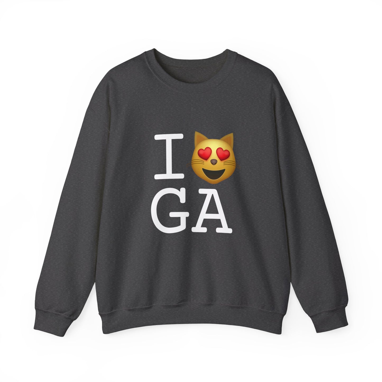 "I'm a Cat that Loves Georgia" Sweatshirt