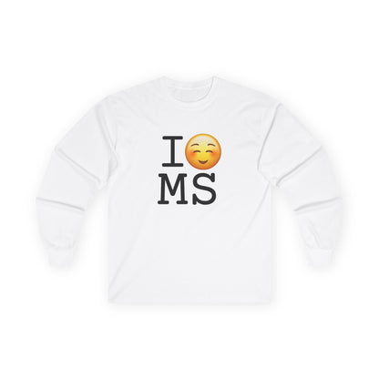 "I Blush at Mississippi" Long Sleeve Shirt
