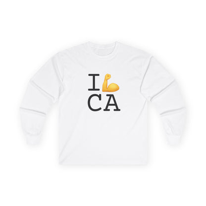 "I Flex in/on California" Long Sleeve Shirt