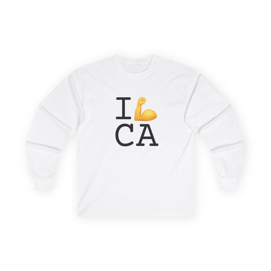 "I Flex in/on California" Long Sleeve Shirt