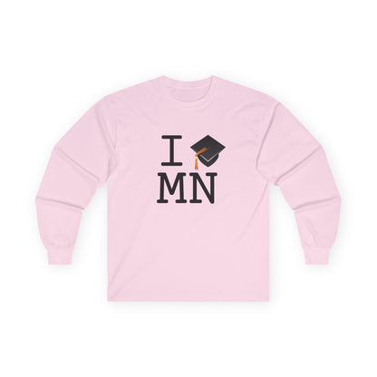 "I Graduate Minnesota" Long Sleeve Shirt