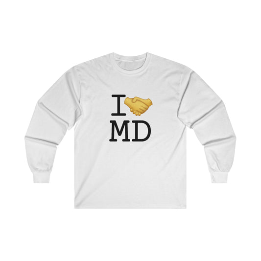 "I Have an Arrangement with Maryland" Long Sleeve Shirt