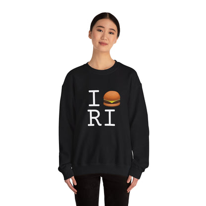"I Cheeseburger Rhode Island" Sweatshirt
