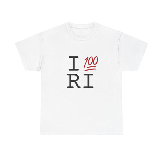 "I Keep it 100 in Rhode Island" Tee