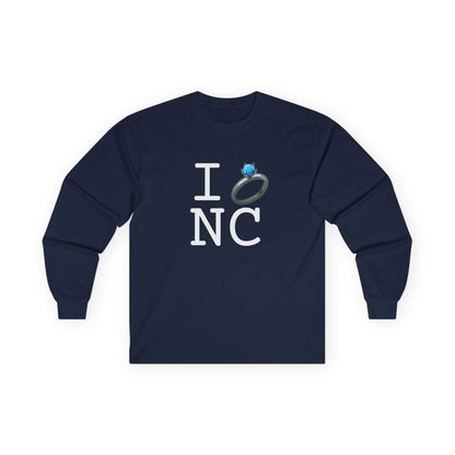 "I'm Married to (Diamond Ring) North Carolina" Long Sleeve Shirt