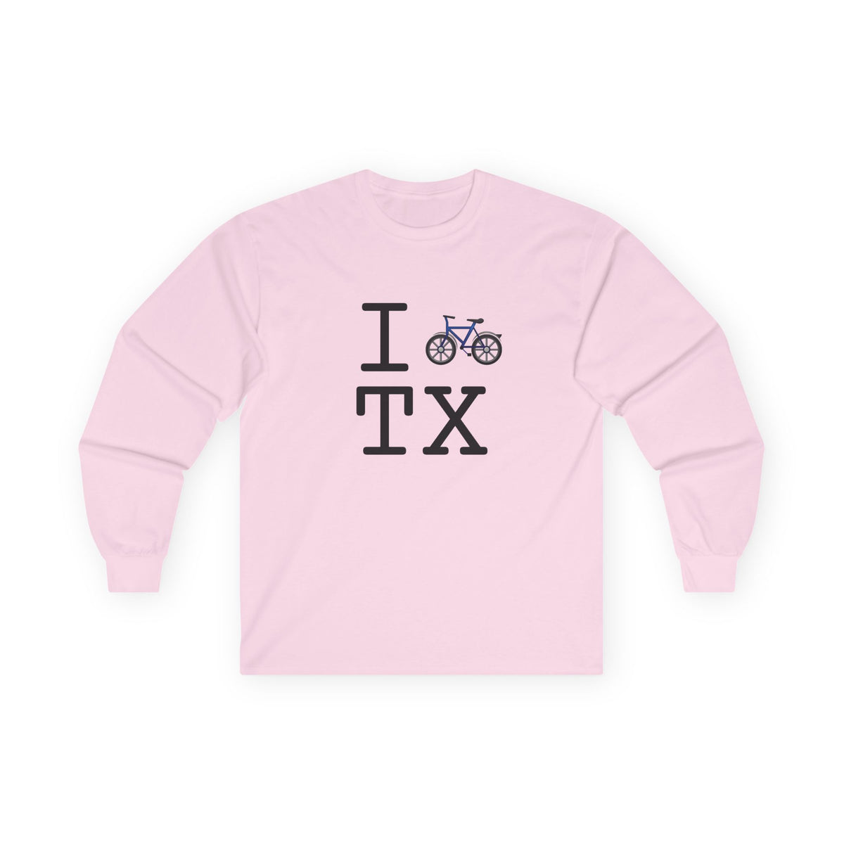 "I Bicycle Texas" Long Sleeve Shirt